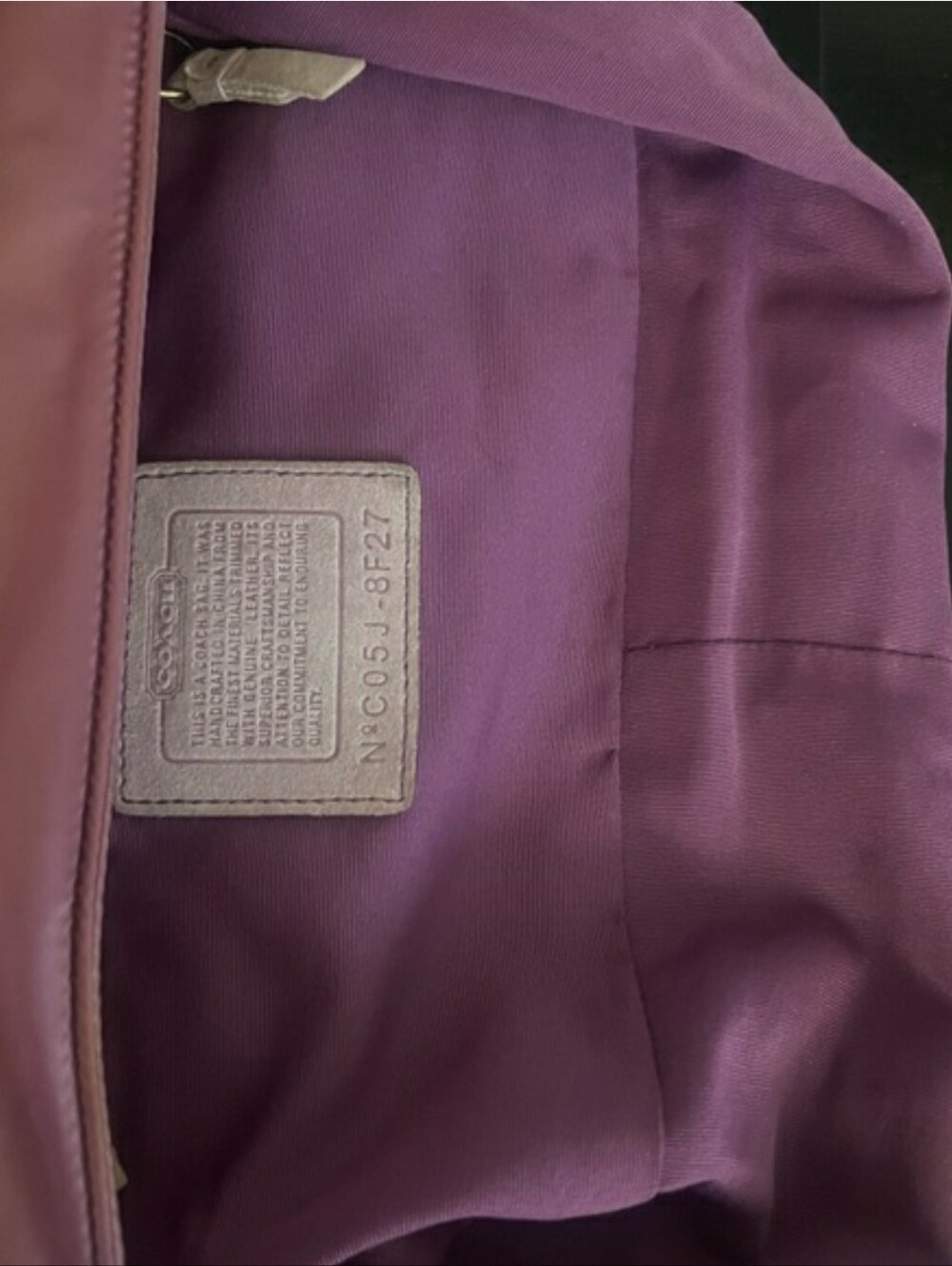 RARE! Vintage Coach Y2K Sateen Buckle Flap Bag w/ Suede & Adjustable Strap - Picture 13 of 15
